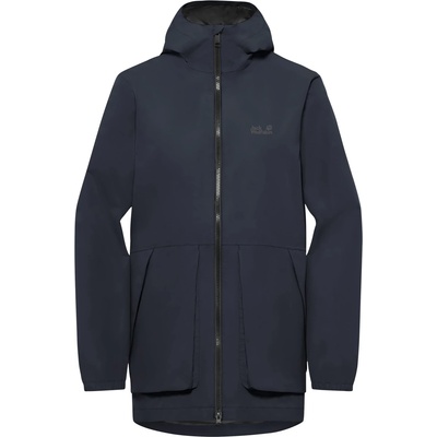 Jack Wolfskin Дамско палто Jack Wolfskin Women's Terraview 2L Parka Coat - Dark Navy / Dark Navy - размер XL (102-5199-0115)