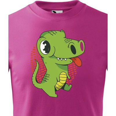 dětské triko Dráček 2 Purpurová