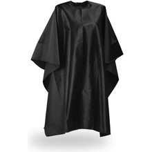 Wako Black Satin Cape Saténová voděodolná pláštěnka na stříhání vlasů