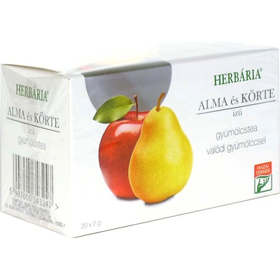 Herbária ovocný čaj jablko hruška 20 x 2 g