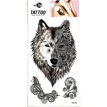 KN Dočasné tetovanie Vlk