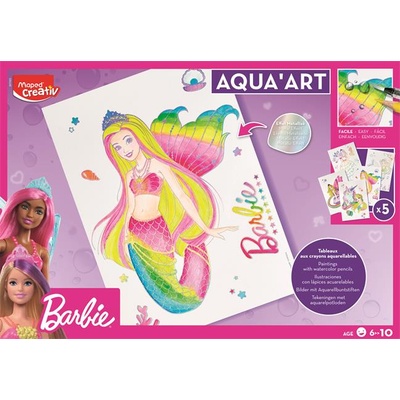 Maped Комплект за акварел, MAPED CREATIV „Barbie Aqua Art - Maxi Set 907063 (907063)