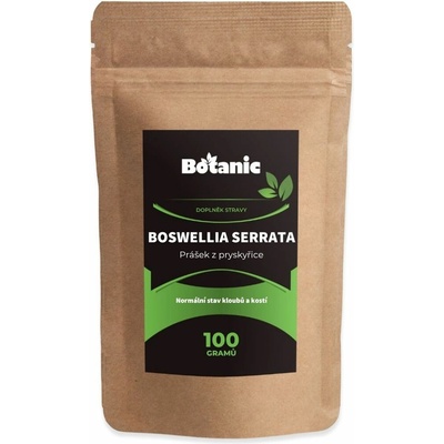 Botanic Boswellia serrata Prášek z pryskyřice 100 g