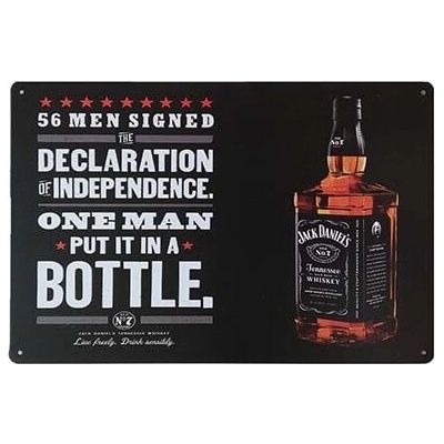 Ceduľa Jack Daniels - Bottle