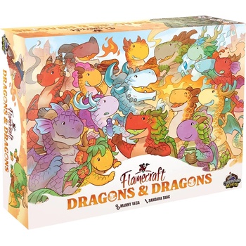 Cardboard Alchemy Разширение за настолна игра Flamecraft: Dragons & Dragons (CA03-DNDX-EN)