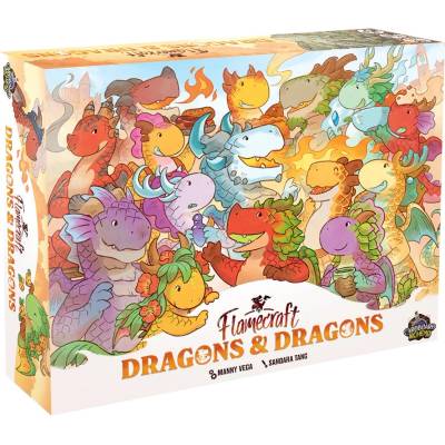 Cardboard Alchemy Разширение за настолна игра Flamecraft: Dragons & Dragons (CA03-DNDX-EN)