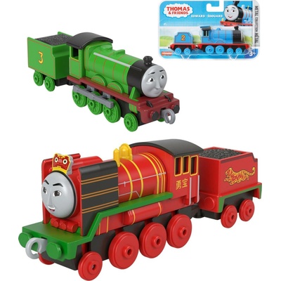FISHER PRICE Mašinka Tomáš lokomotiva velká kovová + vagonek různé druhy – Zboží Dáma FISHER PRICE Mašinka Tomáš lokomotiva velká kovová + vagonek různé druhy – Zboží Dáma