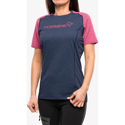 Norrona Fjora Equaliser Lightweight T-Shirt violet quartz/indigo night dámský