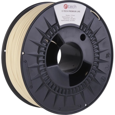 C-Tech Premium Line PETG slonová kost světlá, RAL1015, 1,75mm, 1kg