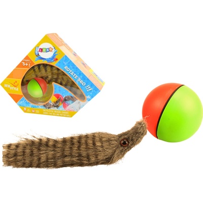 LEAN Toys Míč s huňatým ocasem fretky – Zboží Mobilmania