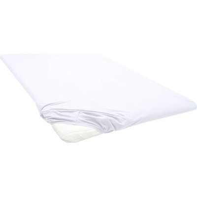 Biberna Žerzejové napínací prostěradlo na podložku na matraci bílé 140-160x200