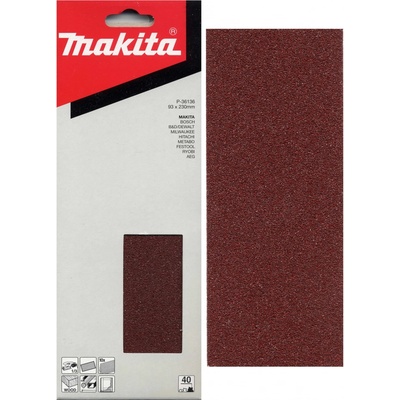 Brusný papír Makita P-36170 93x228mm K240, 10ks P-36170