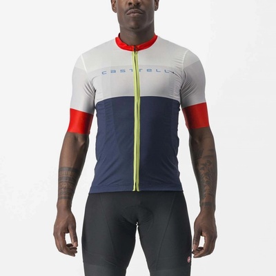 Castelli SEZIONE ivory/červená/modrá