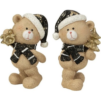 MAKRO Medvedík vianočný 15,5cm rôzne druhy