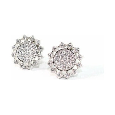 Silver Hestia Trblietavé náušnice s čakrou vysokého slnka FE49970619613527HI