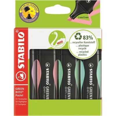 Stabilo Green Boss 4 kusov ST607042