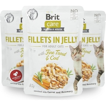 Brit Care Cat Trout & Cod in Jelly 85 g