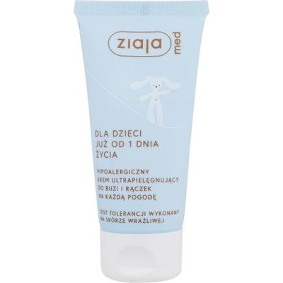 Ziaja Med Kids Hypoallergenic Ultra Soothing Face and Hand Cream успокояващ крем за лице и ръце за употреба по всяко време 50 ml