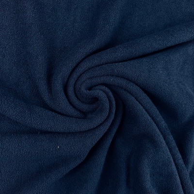 Bavlnené froté - Modrá tmavá