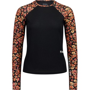 Mons Royale Дамско мериносово термобельо Mons Royale Women's Bella Merino Long Sleeve Merino base layer - Ditzy Camo / Black - размер XS (115-2717-0411)