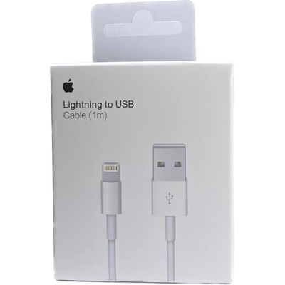 Apple MQUE2ZM/A Lightning to USB, 1m, bílý