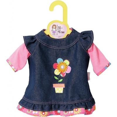 Zapf Creation Dolly Moda Džínsové šatôčky s kvetináčom 30 cm