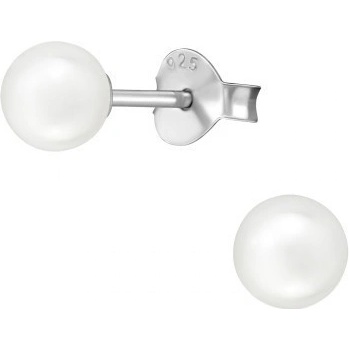 All4Silver strieborné náušnice s perličkami A4S37404