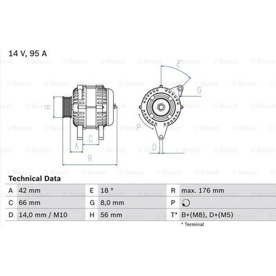 Alternátor BOSCH 0 986 038 791