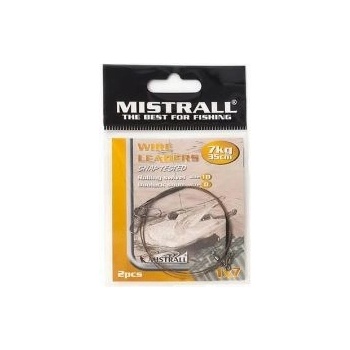 MISTRALL Oceľové Lanko Wire Leaders 35 cm 7 kg
