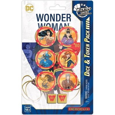 WizKids HeroClix Dc Wonder Woman 80th Anniversary Dice and Token pack
