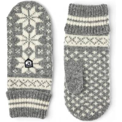 Hestra Детски ръкавици Hestra Kid's Nordic Junior Mitt Gloves - Grey / Offwhite - размер 6 (EU) (202-4999-0114)