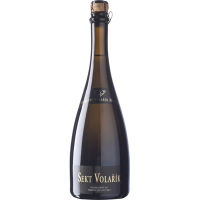 Volařík Sekt Ryzlink vlašský Brut "Perná,Železná“ 11,5% 0,75 l (čistá fľaša)