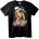 NOONEBRAND Тениска Карикатура на Рок Звезда - 2XL, White