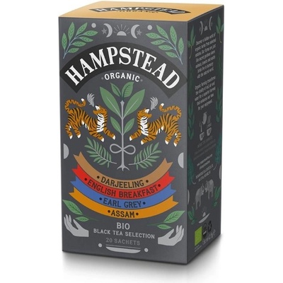 Hampstead Tea London BIO selekce černých čajů 20 ks 40 g