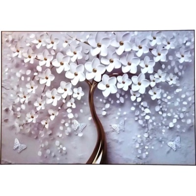 Bondecor Obraz, MDF rám, Put Frame Gold strom 70 x 100 cm