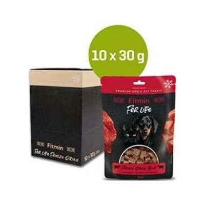 Fitmin FL dogcat poch. Mrazem sušené Hovězí 10x 30 g
