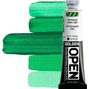 Golden Artist Colors Open АКРИЛНА боя Permanent Green Light 59 ml 1 бр (0007250-2)