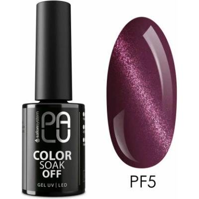PALU Gelový lak Portofino PF5 Cat Eye fialovo-růžový 11 g