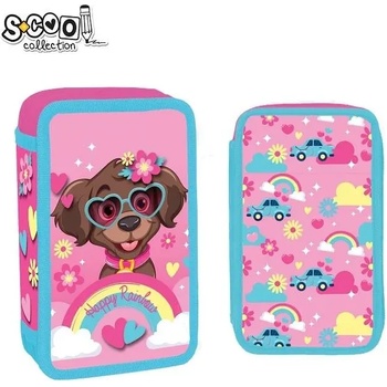 S-Cool Несесер с 2 ципа scool little puppy, 29 части