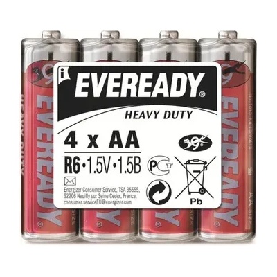 Energizer 4 БРОЯ БАТЕРИИ eveready zink hd aa shp4 energizer (e300827400)