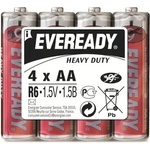 Energizer 4 БРОЯ БАТЕРИИ eveready zink hd aa shp4 energizer (e300827400)