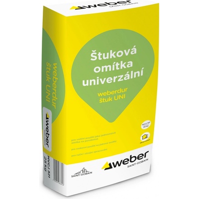 Weber.dur Štuk UNI - univerzální štuková omítka - 25 kg balení 25 kg (ks)