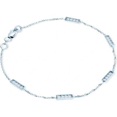 SAVICKI Гривна с правоъгълници Savicki: златна, диаманти