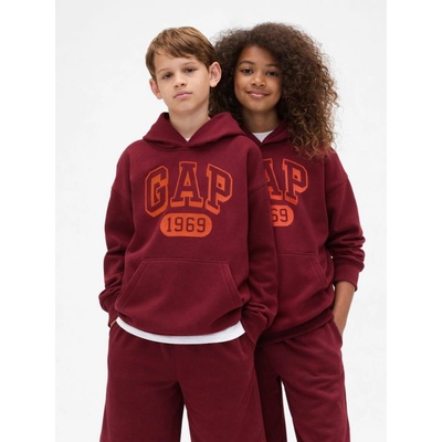GAP dětská mikina VintageSoft červená
