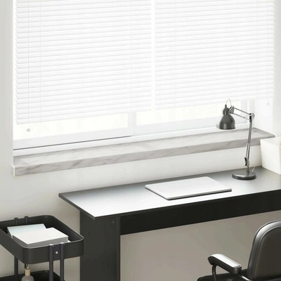 VidaXL Parapet mramorový 120 x 20 x 4,5 cm PVC
