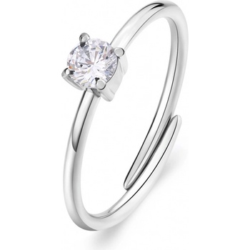 S`Agapõ Ocelový prsten s kubickým zirkonem Dazzly SDZ31