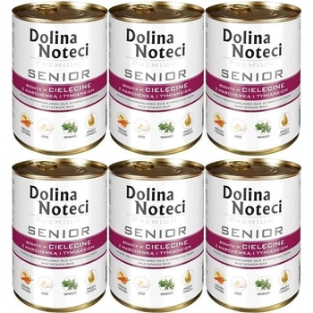 Dolina Noteci Долина Нотец PREMIUM Senior, богат на телешко месо, моркови и мащерка 6x400 г