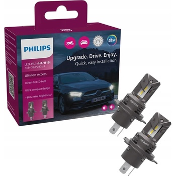 Philips LED U2500 CX H4/H19 P43t-38/PU43t-3/20W/12V 2 ks