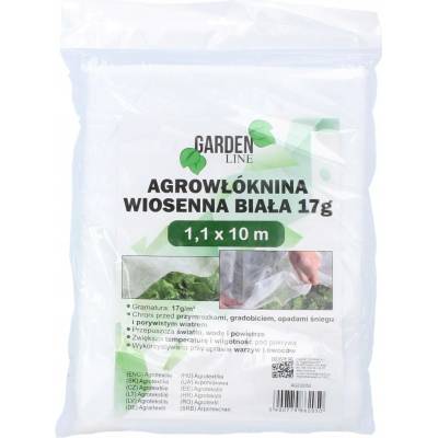 Garden Line AGROTEXTILIE 1,1 x 10 M JARNÍ BÍLÁ 17g 2050