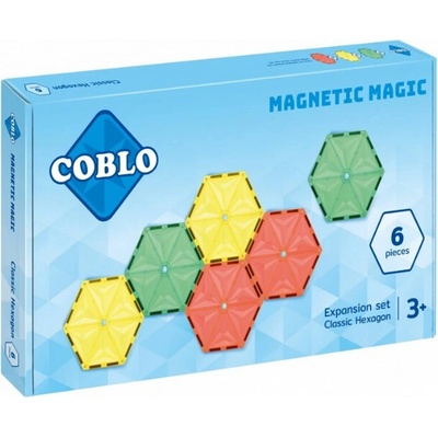COBLO Doska Hexagon 14 cm 6 ks